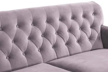 Howard Riviera 3-sits Sammetssoffa - Lila - Möbler - Soffa - 3 sits soffa