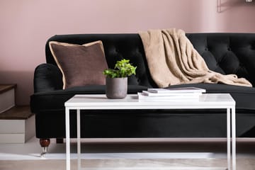 Howard Riviera 3-sits Sammetssoffa - Svart - Möbler - Soffa - 3 sits soffa