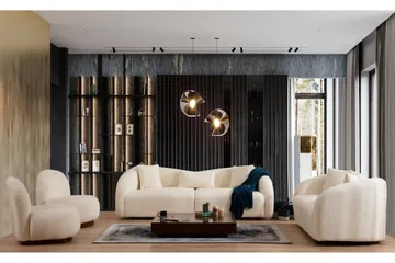 Hungirr Soffa 3-sits - Beige|Bouclé - Möbler - Soffa - 3 sits soffa