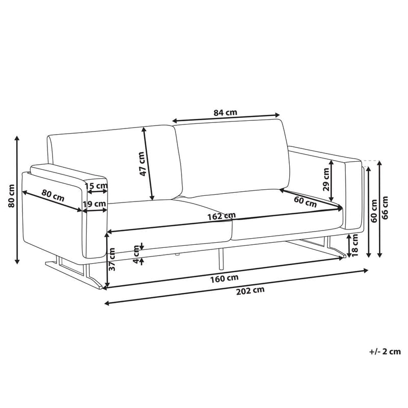 3-sits soffa Idre - Möbler - Soffa - 3 sits soffa