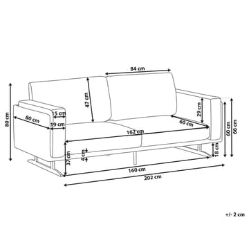 3-sits soffa Idre - Möbler - Soffa - 3 sits soffa