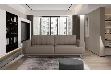 Jalissia 3-sits Soffa - Beige - Möbler - Soffa - 3 sits soffa