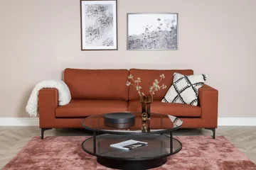 Johana 3-sits Soffa - Röd - Möbler - Soffa - 3 sits soffa