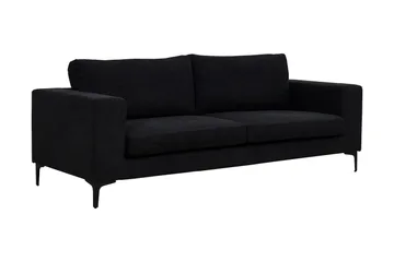 Johana 3-sits soffa - Svart - Möbler - Soffa - 3 sits soffa