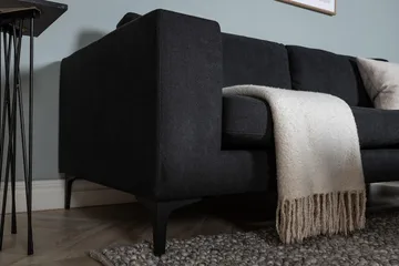 Johana 3-sits soffa - Svart - Möbler - Soffa - 3 sits soffa