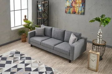 Kaletea Soffa 3-sits - Grå - Möbler - Soffa - 3 sits soffa