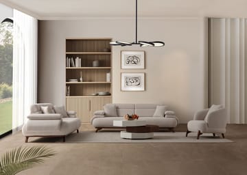 Kelnor 3-sits Soffa 246x81x97 cm - Beige - Möbler - Soffa - 3 sits soffa