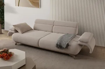 Kelnor 3-sits Soffa 246x81x97 cm - Beige - Möbler - Soffa - 3 sits soffa