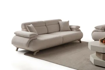 Kelnor 3-sits Soffa 246x81x97 cm - Beige - Möbler - Soffa - 3 sits soffa
