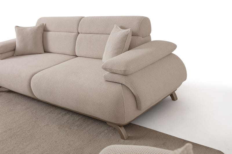 Kelnor 3-sits Soffa 246x81x97 cm - Beige - Möbler - Soffa - 3 sits soffa