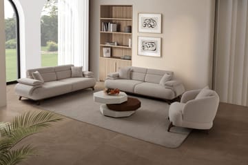 Kelnor 3-sits Soffa 246x81x97 cm - Beige - Möbler - Soffa - 3 sits soffa