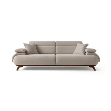Kelnor 3-sits Soffa 246x81x97 cm - Beige - Möbler - Soffa - 3 sits soffa