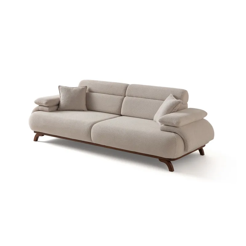 Kelnor 3-sits Soffa 246x81x97 cm - Beige - Möbler - Soffa - 3 sits soffa