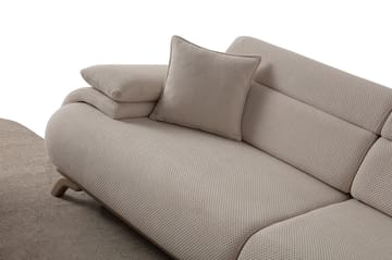 Kelnor 3-sits Soffa 246x81x97 cm - Beige - Möbler - Soffa - 3 sits soffa