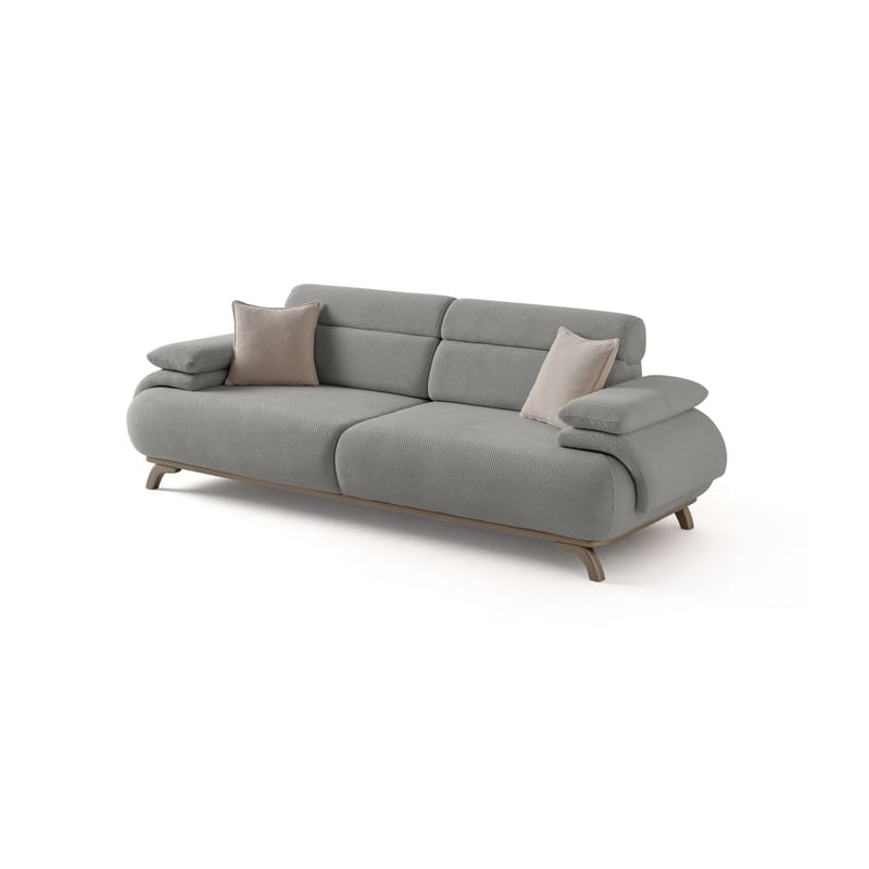 Kelnor 3-sits Soffa 246x81x97 cm - Grå - Möbler - Soffa - 3 sits soffa