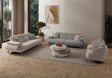 Kelnor 3-sits Soffa 246x81x97 cm - Grå - Möbler - Soffa - 3 sits soffa