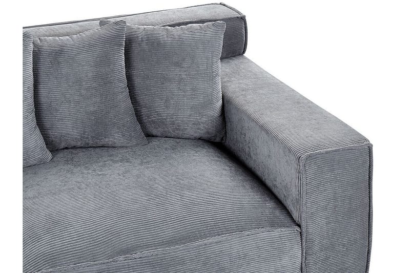 Lahall Manchestersoffa 200 cm - Grå - Möbler - Soffa - 3 sits soffa
