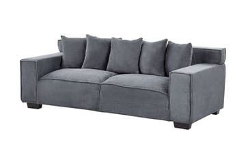 Lahall Manchestersoffa 200 cm - Grå - Möbler - Soffa - 3 sits soffa