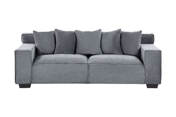 Lahall Manchestersoffa 200 cm - Grå - Möbler - Soffa - 3 sits soffa