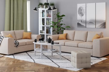 Link 3-sits Tygsoffa - Beige - Möbler - Soffa - 3 sits soffa