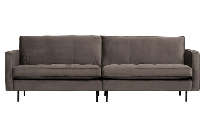 Lissbon 3-sits Sammetssoffa 275 cm, Beige