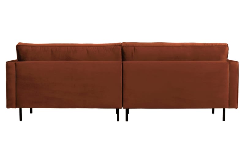 Lissbon 3-sits Sammetssoffa 275 cm - Röd - Möbler - Soffa - 3 sits soffa