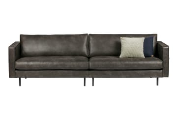 Lissbon 3-sits Soffa 275 cm i Konstläder - Mörkgrå - Möbler - Soffa - 3 sits soffa