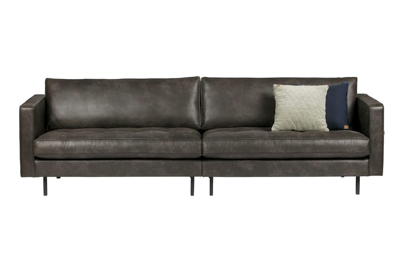 Lissbon 3-sits Soffa 275 cm i Konstläder - Mörkgrå - Möbler - Soffa - 3 sits soffa
