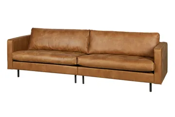 Lissbon 3-sits Soffa 275 cm i Läder - Cognac - Möbler - Soffa - 3 sits soffa
