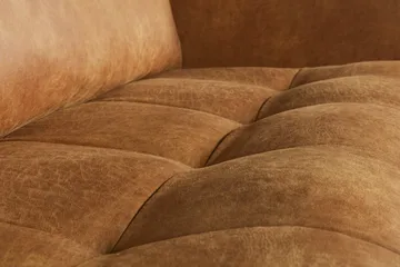 Lissbon 3-sits Soffa 275 cm i Läder - Cognac - Möbler - Soffa - 3 sits soffa
