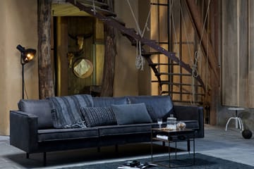 Lissbon 3-sits Soffa 277 cm i Läder - Antracit - Möbler - Soffa - 3 sits soffa