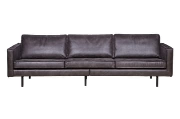 Lissbon 3-sits Soffa 277 cm i Läder - Antracit - Möbler - Soffa - 3 sits soffa
