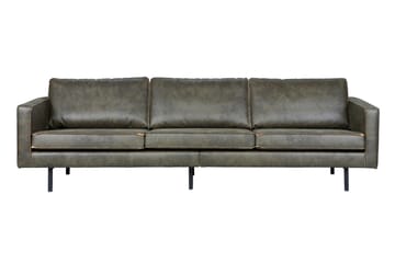 Lissbon 3-sits Soffa 277 cm i Läder - Grön - Möbler - Soffa - 3 sits soffa