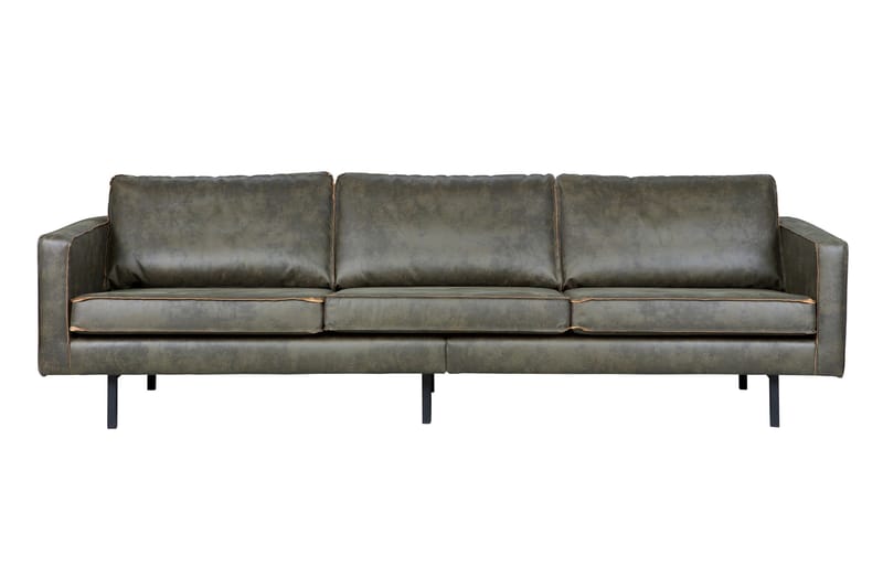 Lissbon 3-sits Soffa 277 cm i Läder, Grön