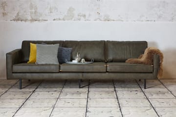 Lissbon 3-sits Soffa 277 cm i Läder - Grön - Möbler - Soffa - 3 sits soffa