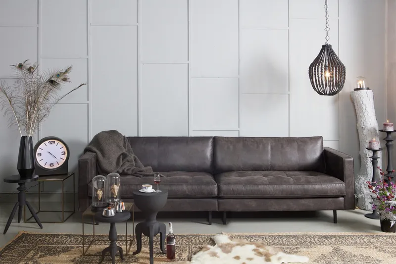 Lissbon 3-sits Soffa - Svart - Möbler - Soffa - 3 sits soffa