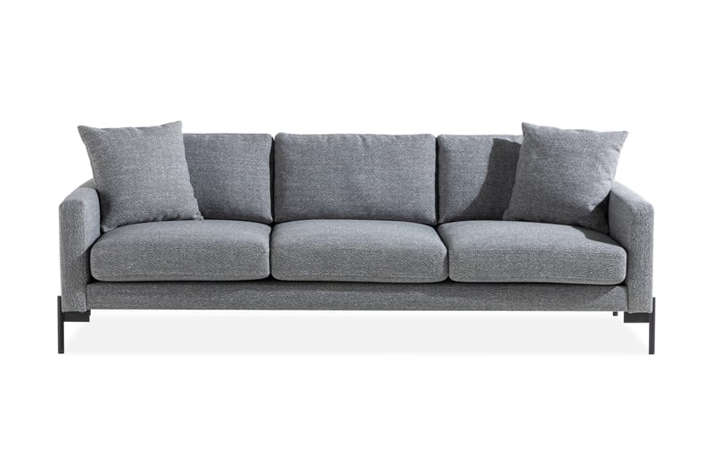 3-sits Soffa Ljuvlig med Prydnadskuddar - 3 sits soffa