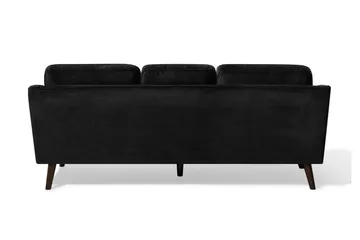 Lokka Soffa 3 Sits - Svart - Möbler - Soffa - 3 sits soffa