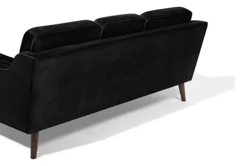 Lokka Soffa 3 Sits - Svart - Möbler - Soffa - 3 sits soffa