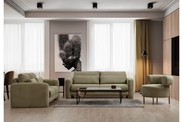 Makhan Soffa 3-sits - Grön - Möbler - Soffa - 3 sits soffa