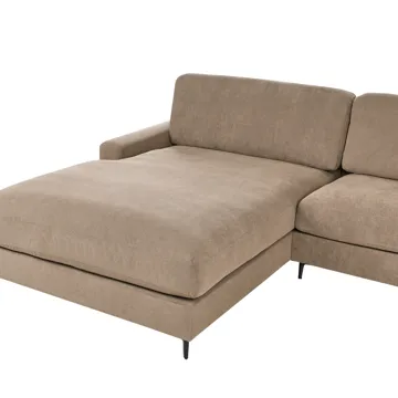 3-sits soffa Maloy Högervänd - Brun - Möbler - Soffa - Divansoffa & schäslongsoffa - 3 sits soffa med divan