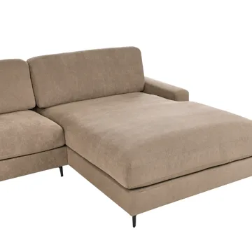 3-sits soffa Maloy Vänstervänd - Brun - Möbler - Soffa - Divansoffa & schäslongsoffa - 3 sits soffa med divan