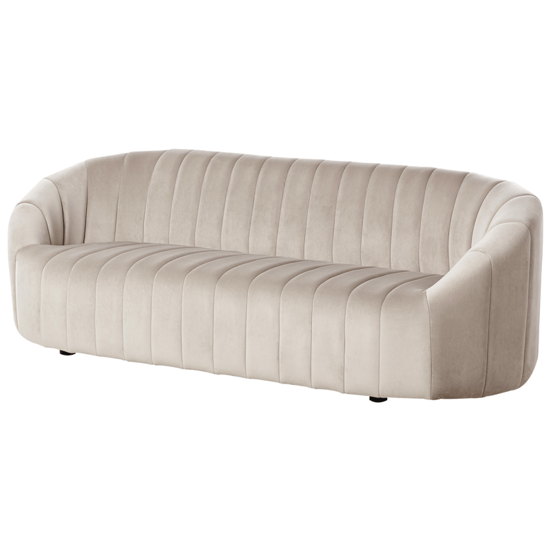3-sits soffa Malung - Beige - Möbler - Soffa - Sammetssoffa