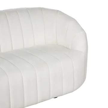3-sits soffa Malung - Off-White - Möbler - Soffa - Sammetssoffa