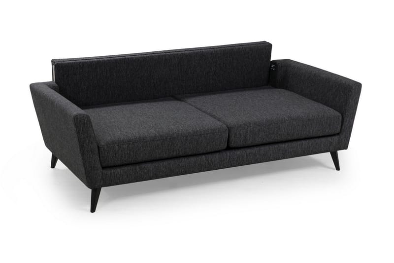 Mangia 3-sits Bäddsoffa 93x178 cm i Tyg - Antracit - Möbler - Soffa - Bäddsoffa - 3 sits bäddsoffa