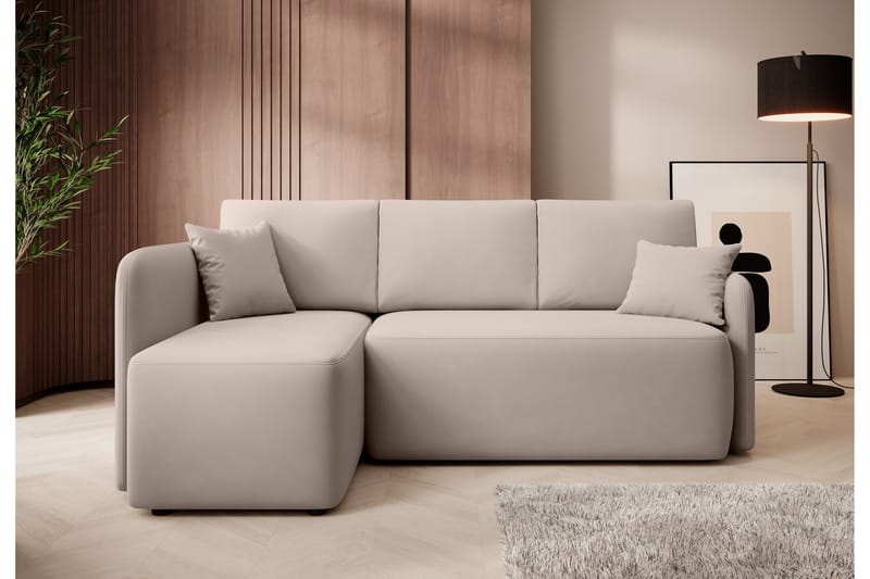 3-sits Soffa med Divan Hadson - Beige - Möbler - Soffa - Sammetssoffa