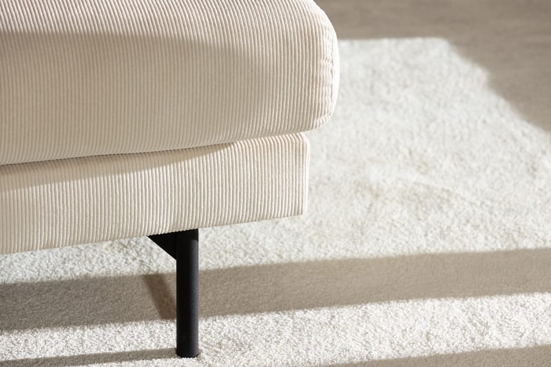 Menard 3-sits Djup Manchestersoffa - Beige - Möbler - Soffa - 3 sits soffa