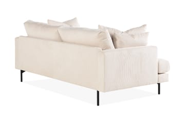 Menard 3-sits Djup Manchestersoffa - Beige - Möbler - Soffa - 3 sits soffa
