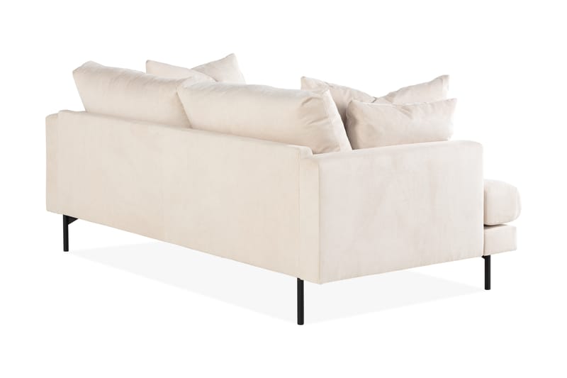 Menard 3-sits Djup Manchestersoffa - Beige - Möbler - Soffa - 3 sits soffa