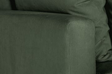 Menard 3-sits Djup Manchestersoffa - Grön - Möbler - Soffa - 3 sits soffa